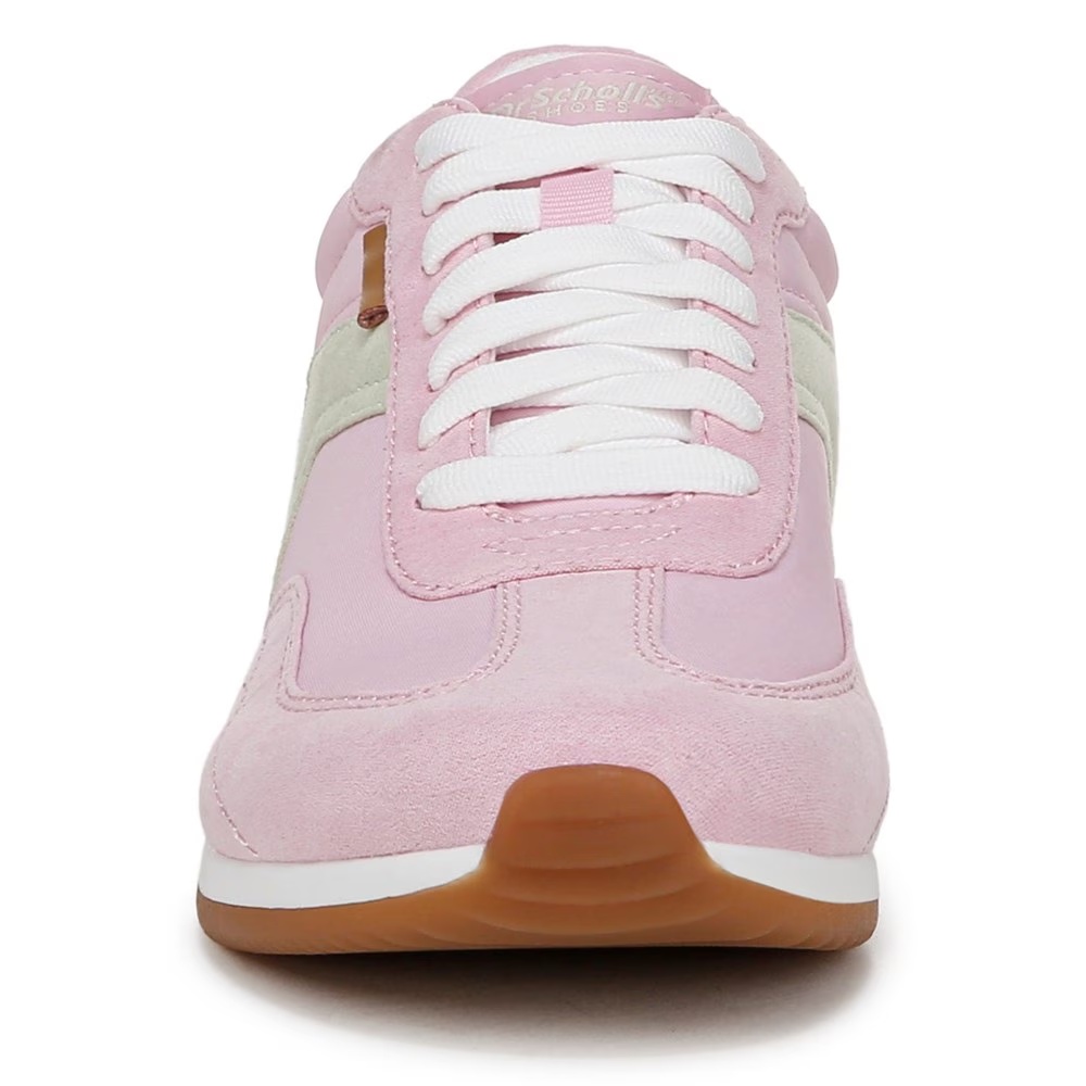 Кроссовки на шнуровке Good ol days Dr. Scholl'S, pink/aloe microsuede/mesh — фото 3