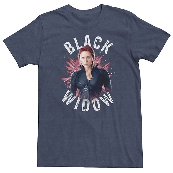 

Футболка Big & Tall Avengers Endgame Black Widow Space Poster Marvel