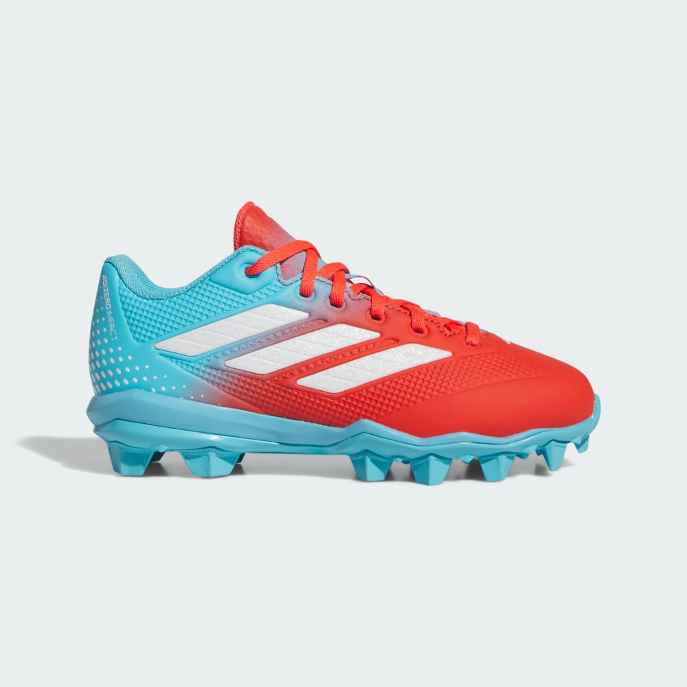 

Бутсы Adidas Adizero Impact 2.0 Candy Molded baseball Cleats Kids, цвет Bright Cyan/Cloud White/Bright Red