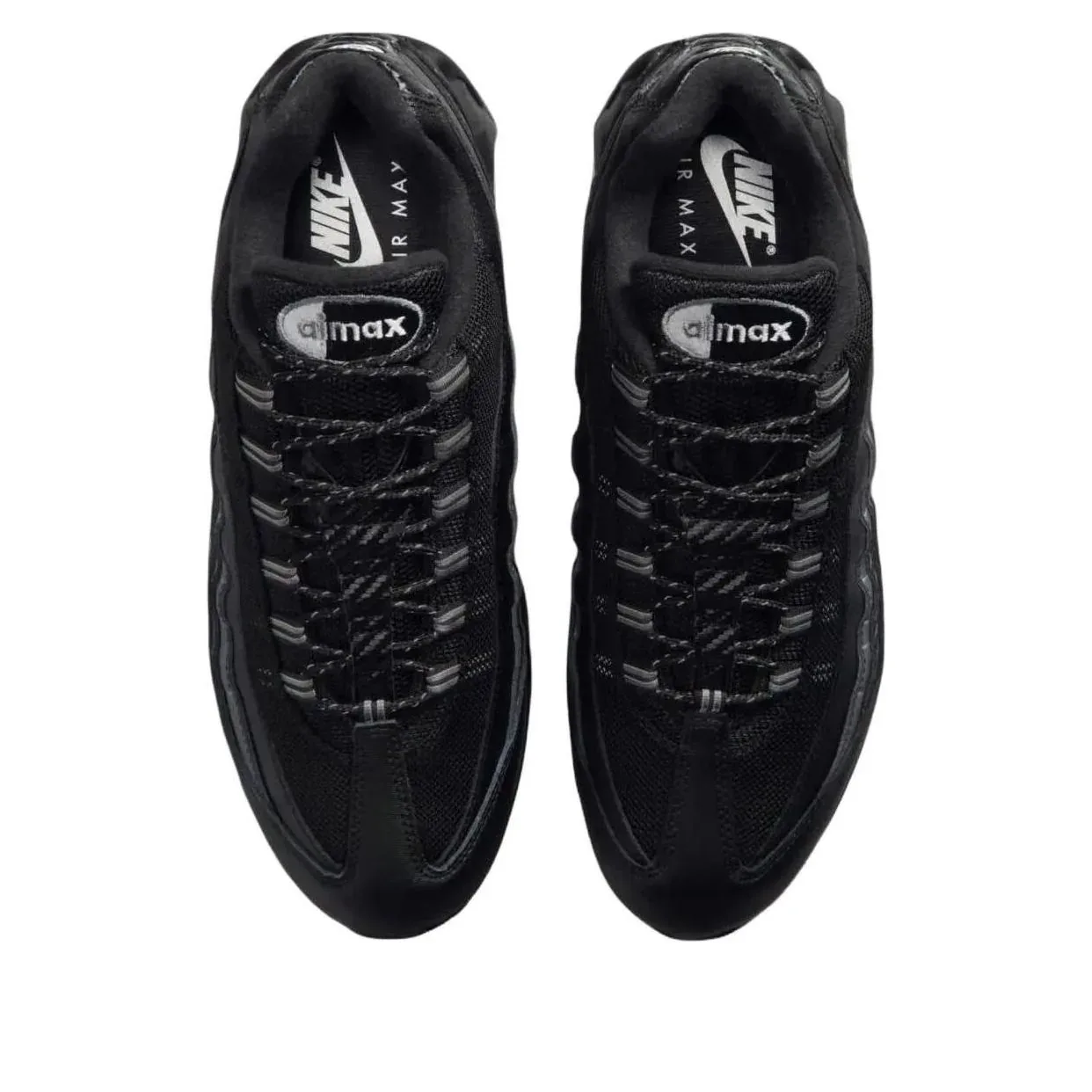 Кроссовки Nike Air Max 95 'Black Metallic Silver' — фото 4