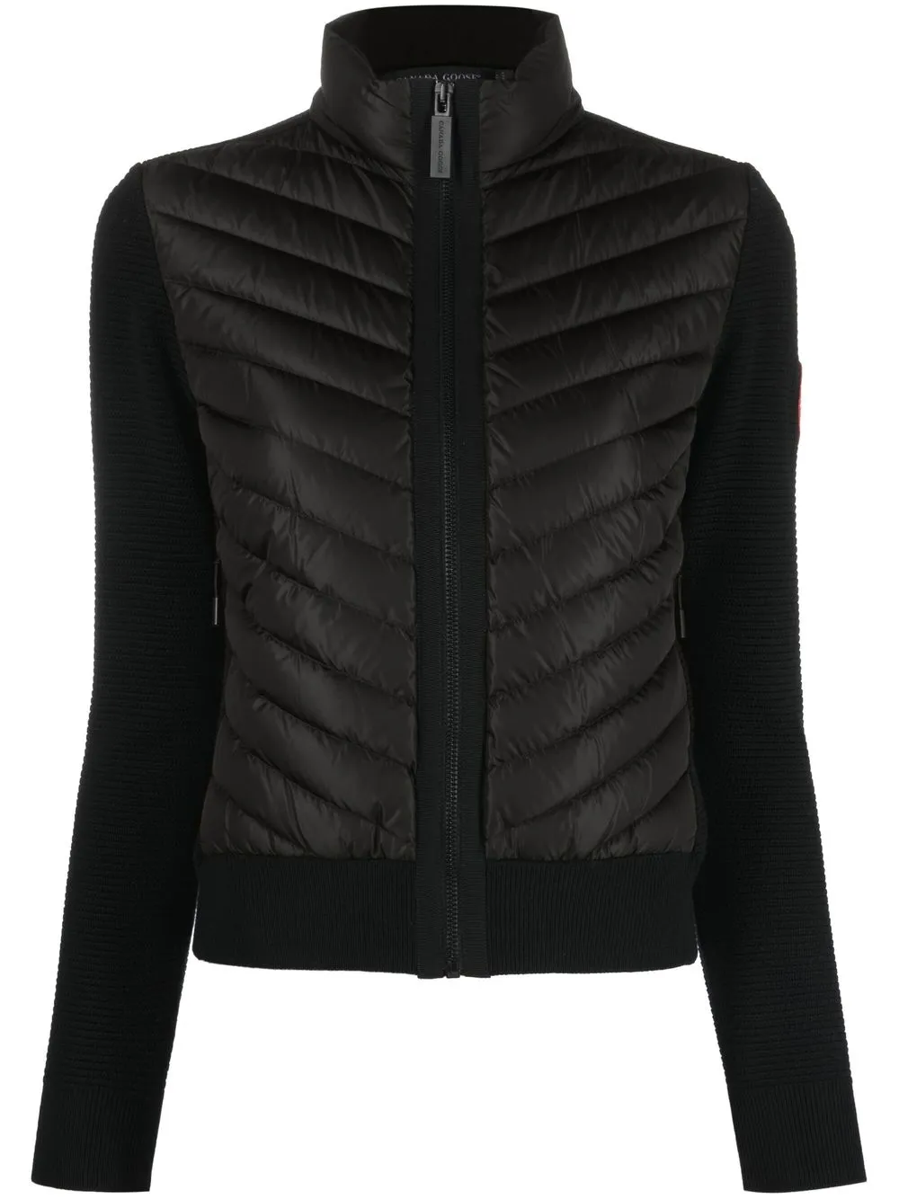 

Пуховик на молнии Canada Goose, черный