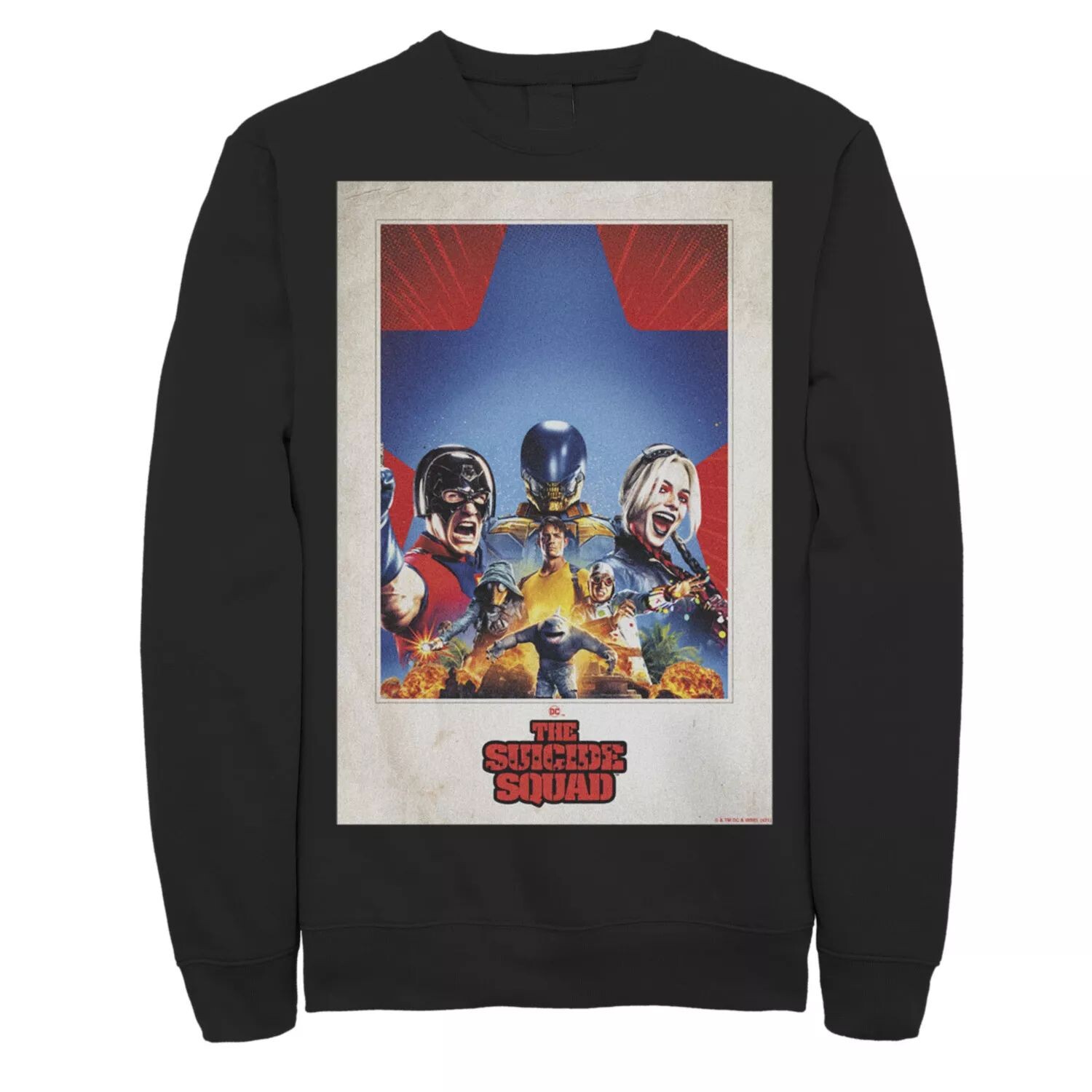 

Мужская толстовка с плакатом группы Suicide Squad Polaroid Licensed Character