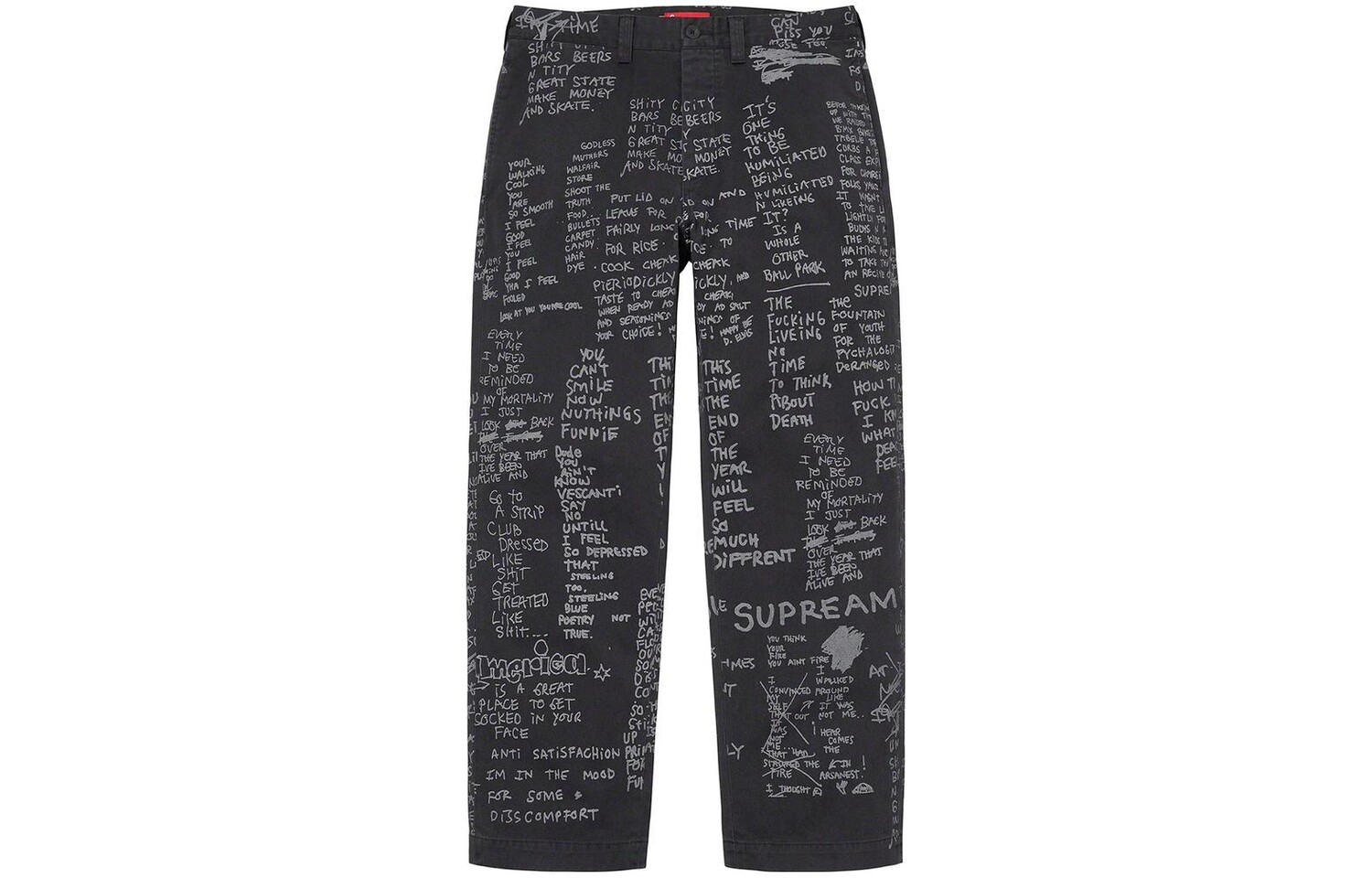 

Брюки Supreme Gonz Poems, белый / синий