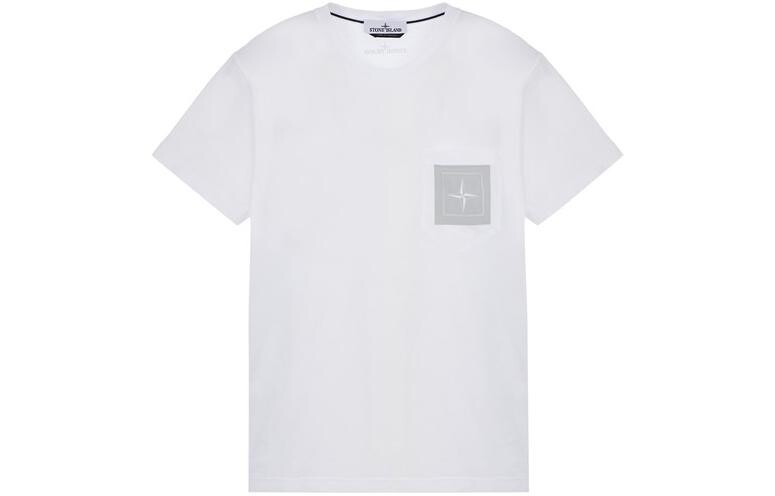 

Футболка мужская белая Stone Island, белый