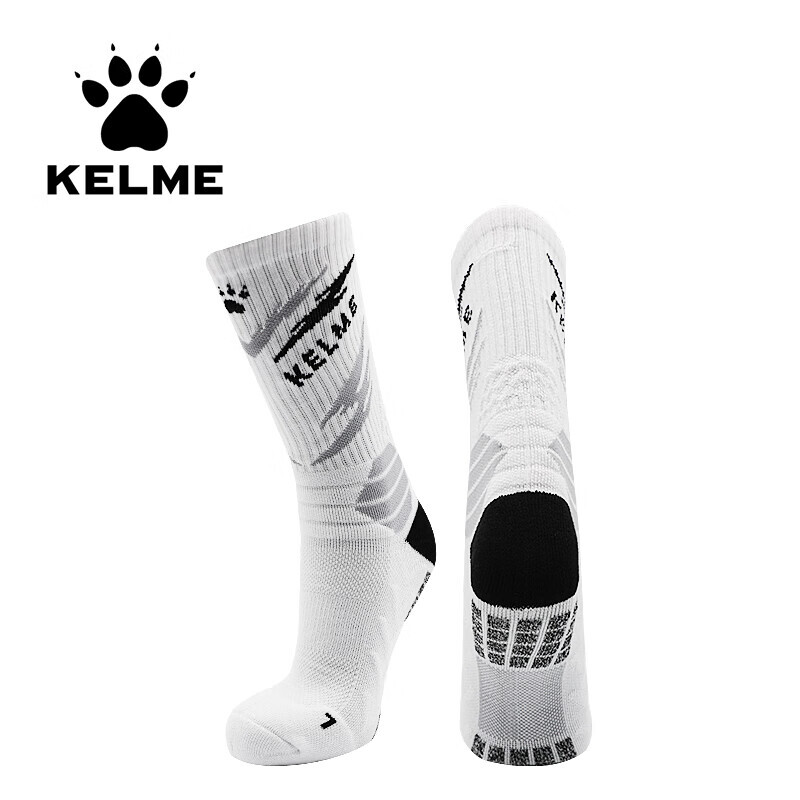 

Спортивные носки KELME, баскетбольные носки, профессиональные спортивные беговые тренировочные носки со средней трубкой, дышащие, впитывающие пот, велосипедные носки