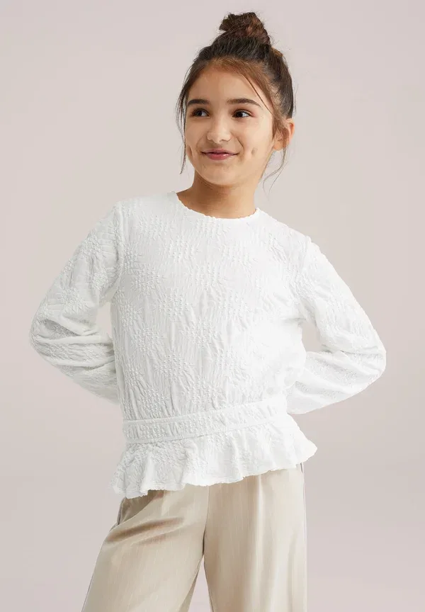 Блуза We Fashion, белый — фото 2