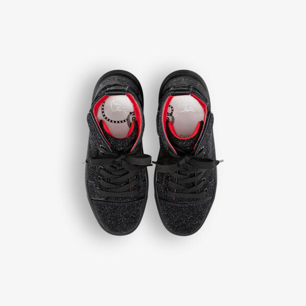 Ботильоны из кожи и замши Funnytopi 4-9 лет Christian Louboutin, черный — фото 2