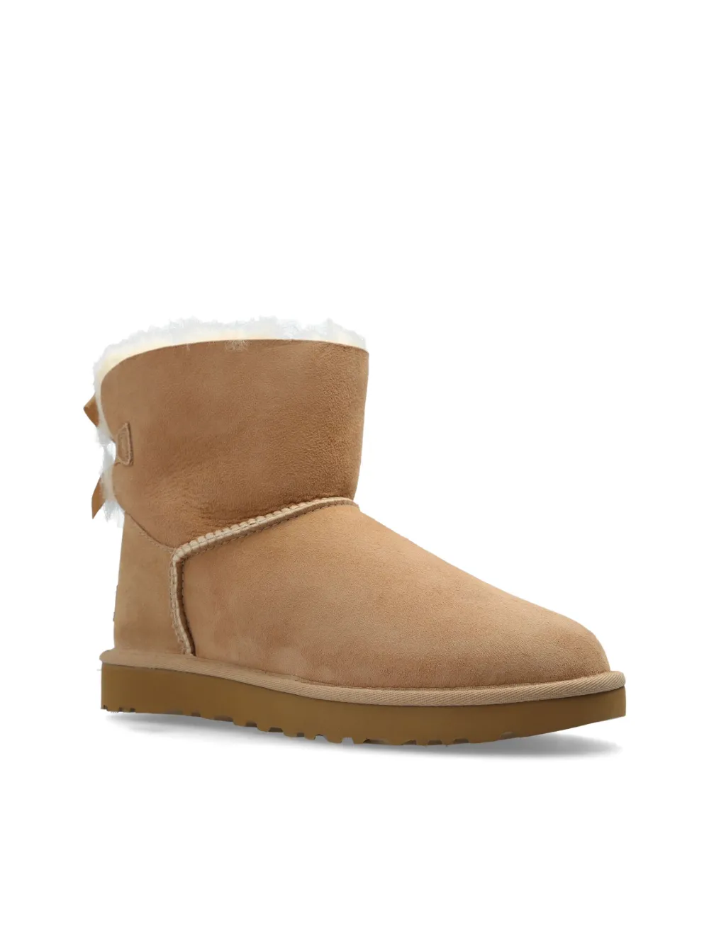 Угги Mini Bailey Bow Sage Blossom II UGG, коричневый — фото 4