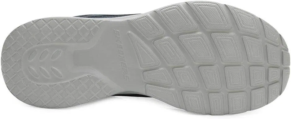 Мужские кроссовки Skechers Dynamight 2.0 Fallford, Navy Leather Mesh Pu Trim — фото 4