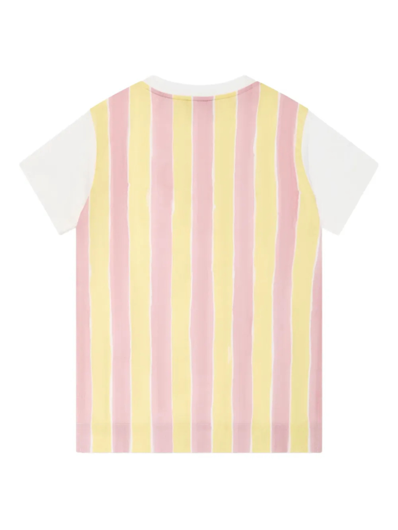 Футболка из хлопка с логотипом Fendi Kids, белый — фото 2