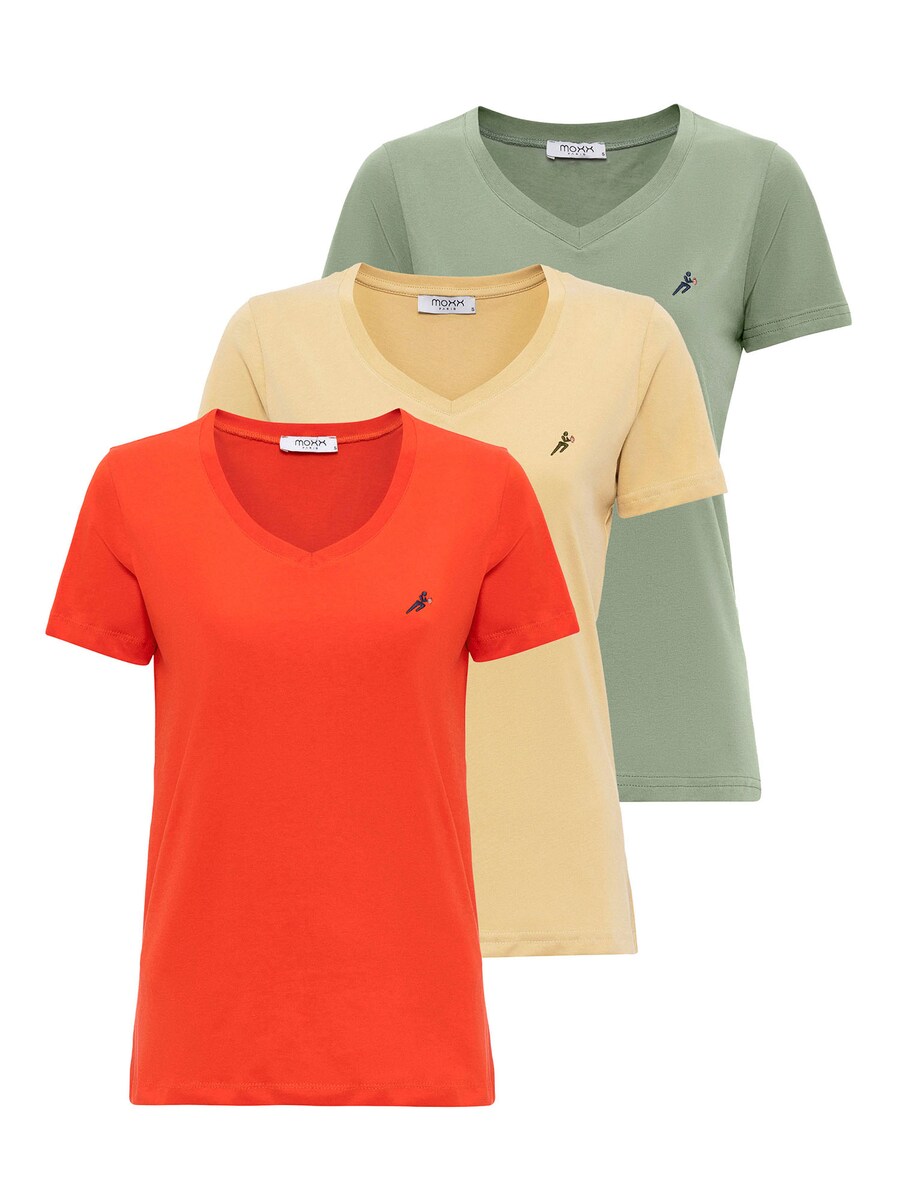 

Рубашка Moxx Paris, цвет Beige/Green/Red