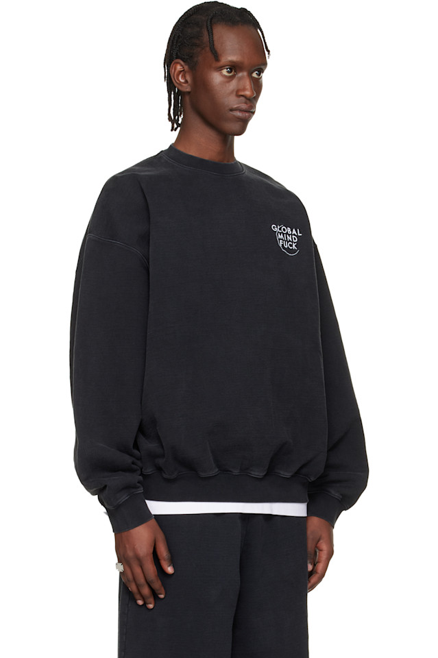 Толстовка 'Global mf' Vetements, черный — фото 2