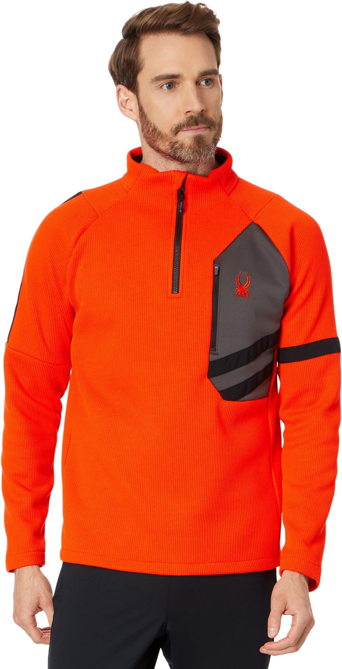 

Толстовка Spyder Wengen Bandit 1/2 Zip, цвет Twisted Orange