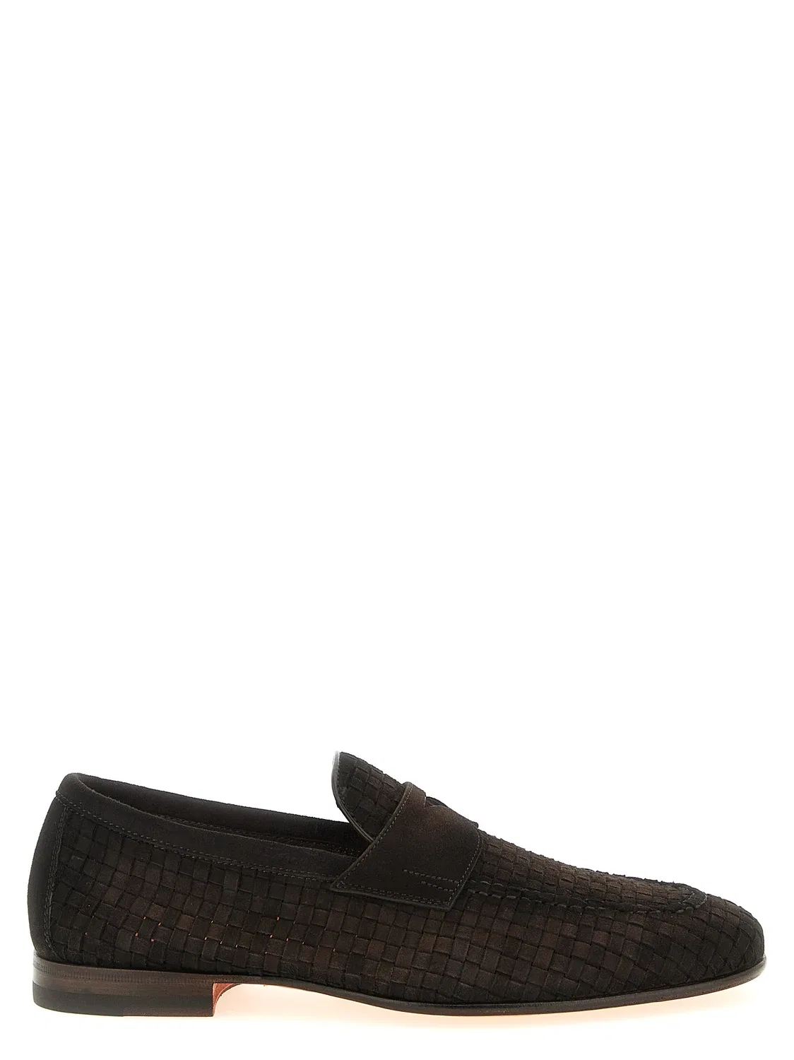 Лоферы «Карло» Santoni, коричневый