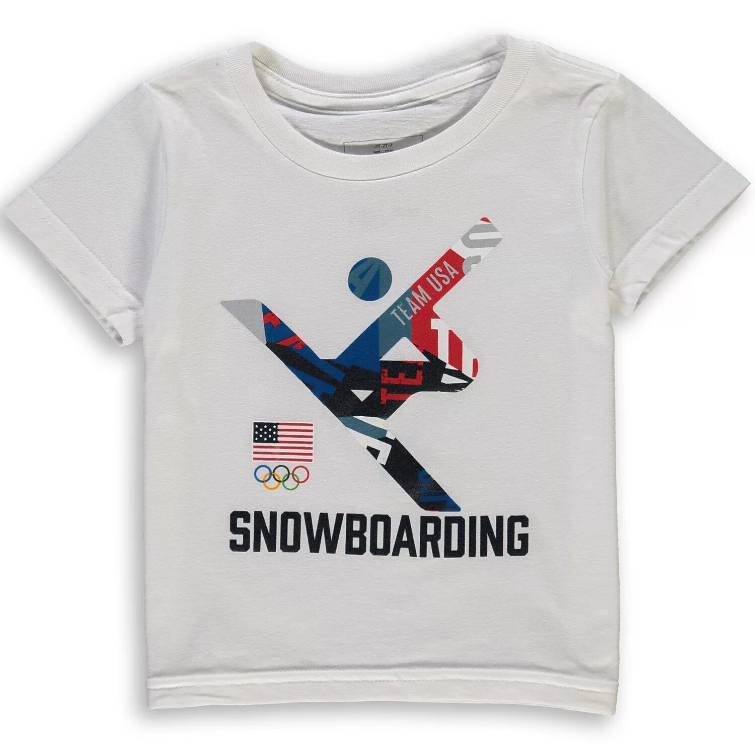 

Белая футболка с узором Swatch для малышей Team USA Snowboarding Outerstuff, Белый, Белая футболка с узором Swatch для малышей Team USA Snowboarding Outerstuff