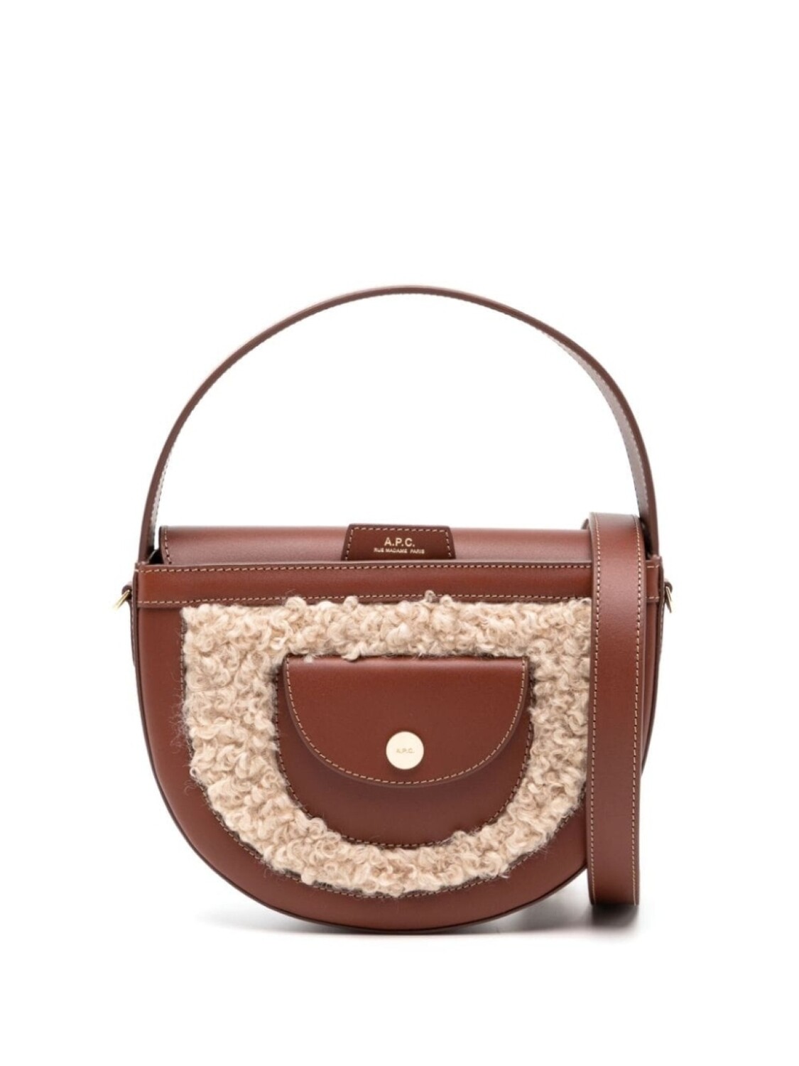 

A.P.C. маленькая сумка Pocket, коричневый