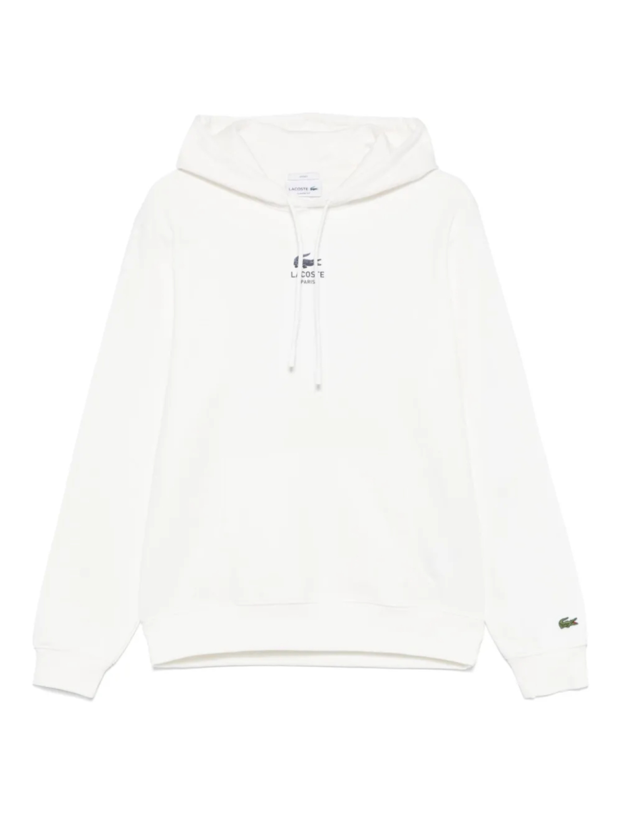 

Флисовое худи Lacoste, белый