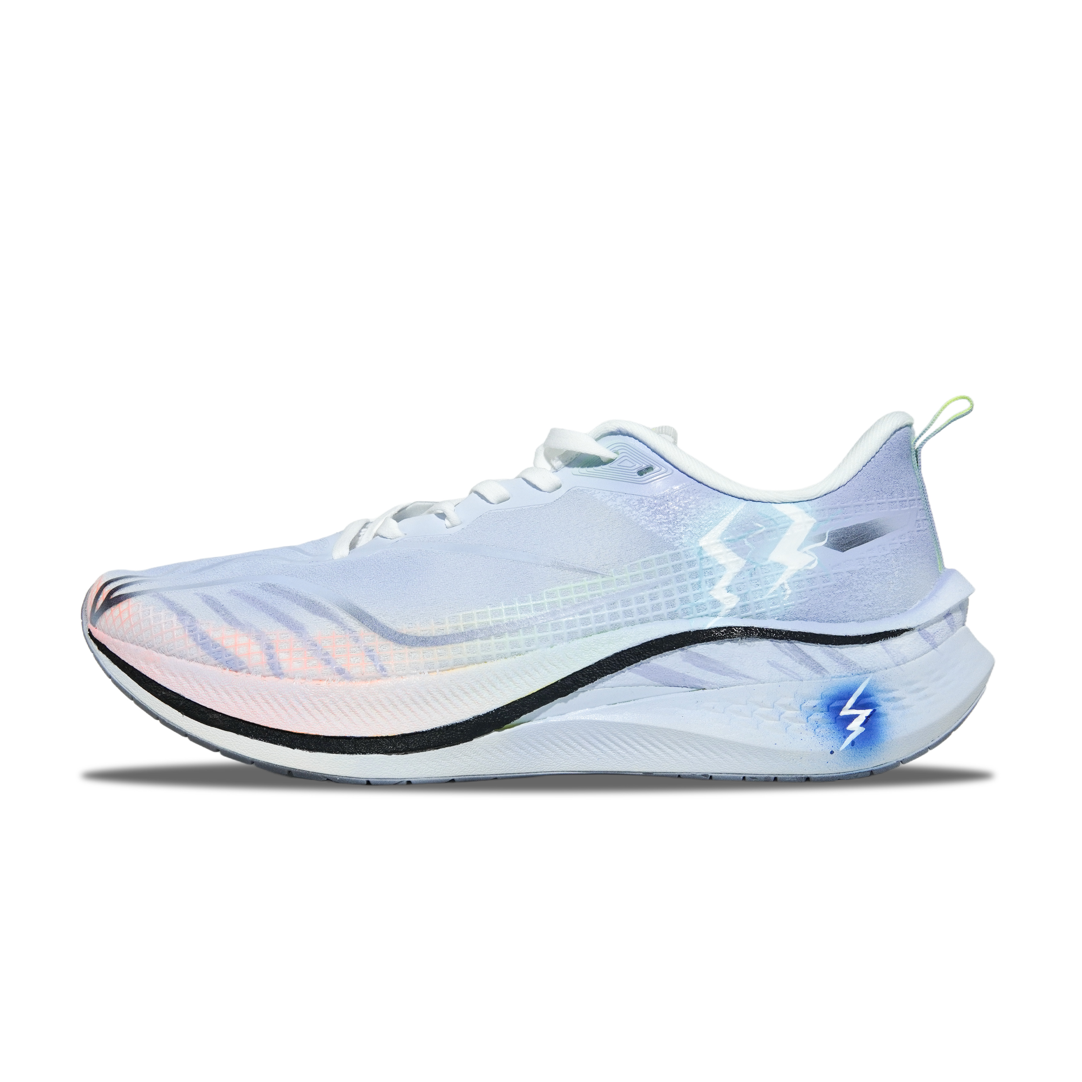 

LINING Кроссовки для бега Red Hare 7 Pro с низкой амортизацией и противоскользящей подошвой, мужские, белые, синие, желтые