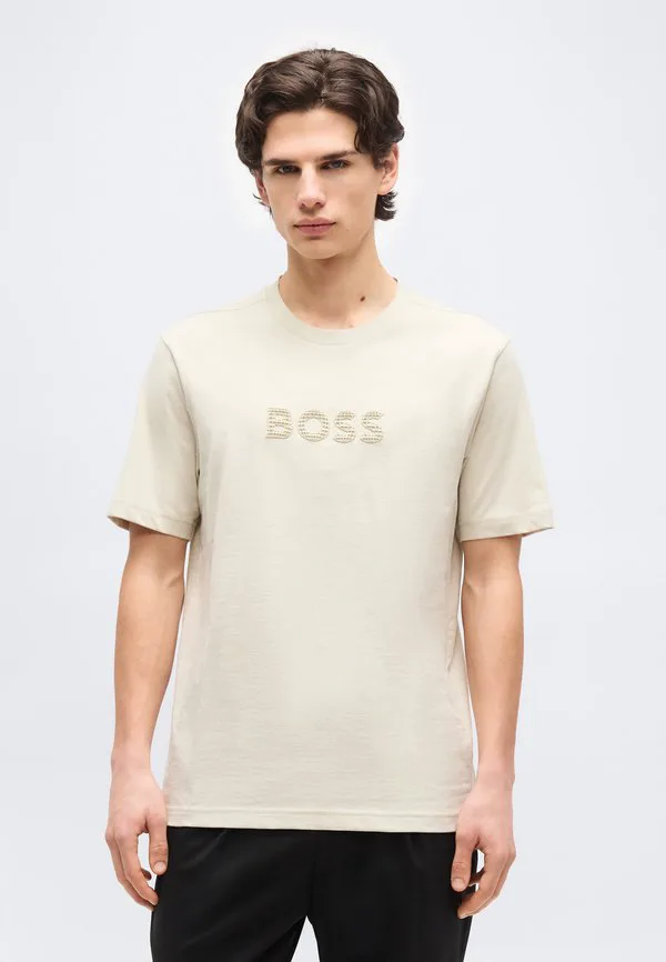 Футболка с логотипом terrace Boss, Light Beige