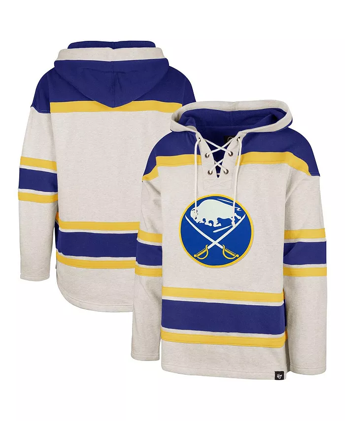 

Мужская овсяная толстовка Buffalo Sabres Rockaway с завязками и капюшоном '47 Brand