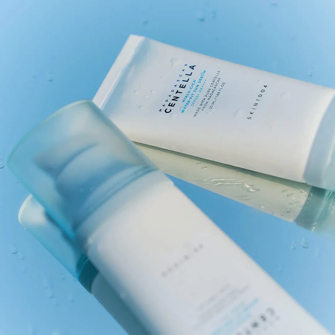Увлажняющая солнцезащитная сыворотка «Madagascar Centella Hyalu-Cica Water-Fit Sun Serum» от SKIN1004 ‎Skin1004 — фото 4