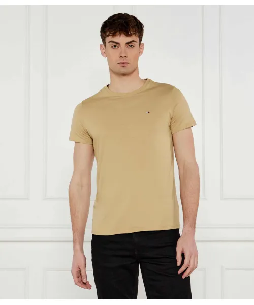 

Футболка Slim fit Tommy Jeans, бежевый
