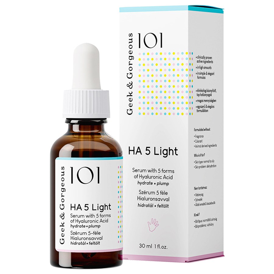 Сыворотка Geek Gorgeous — Для лица ha 5 light serum , объем, 30 мл — фото 2