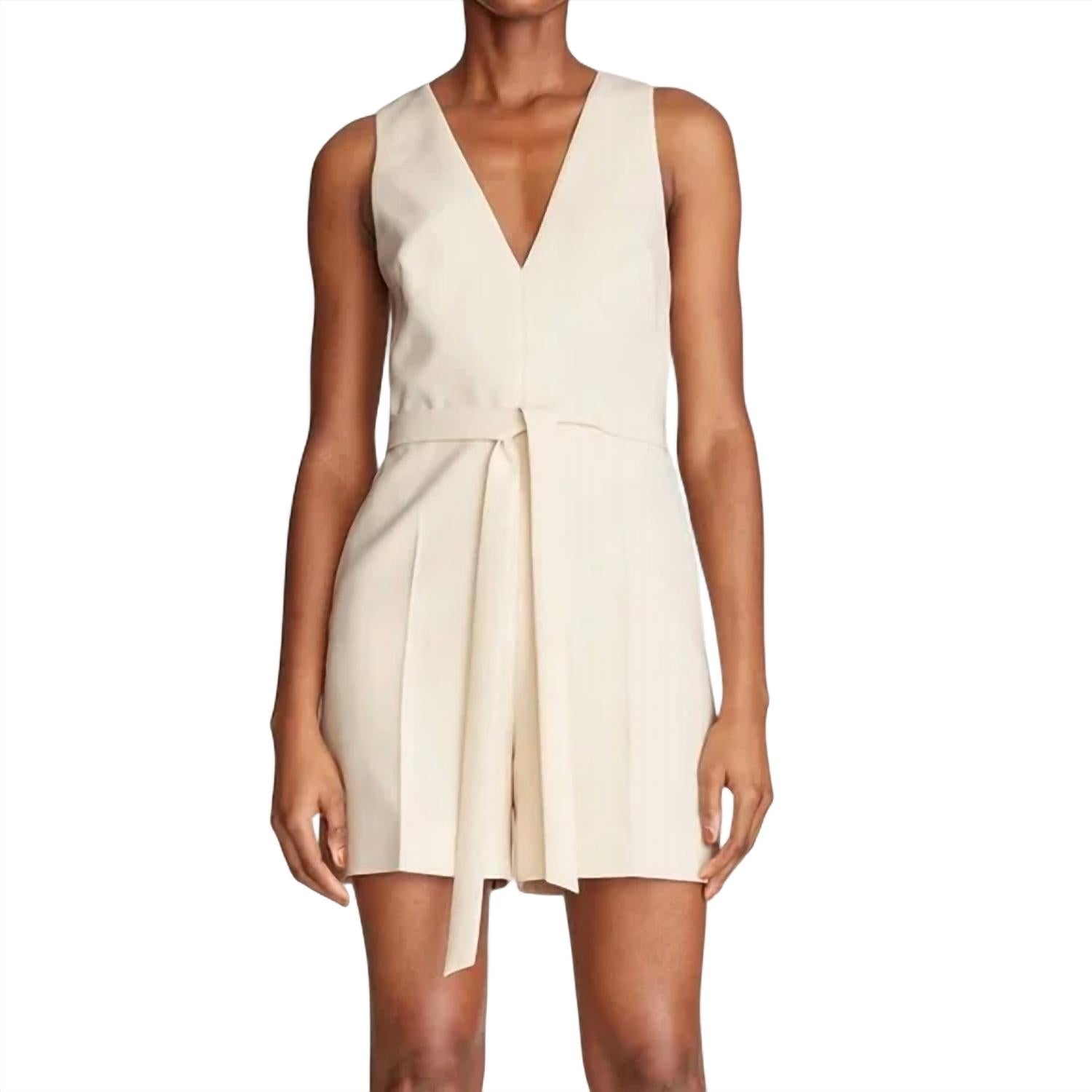 

Jordan Crepe Ромпер в цвете Buff HALSTON HERITAGE