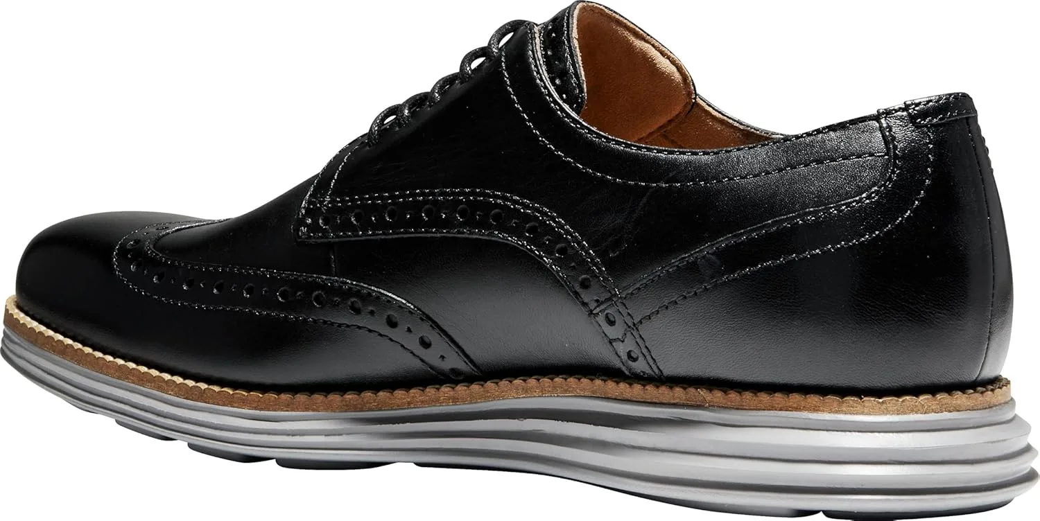 Мужские оксфорды Cole Haan Grand Tour Wingtip, черный — фото 3