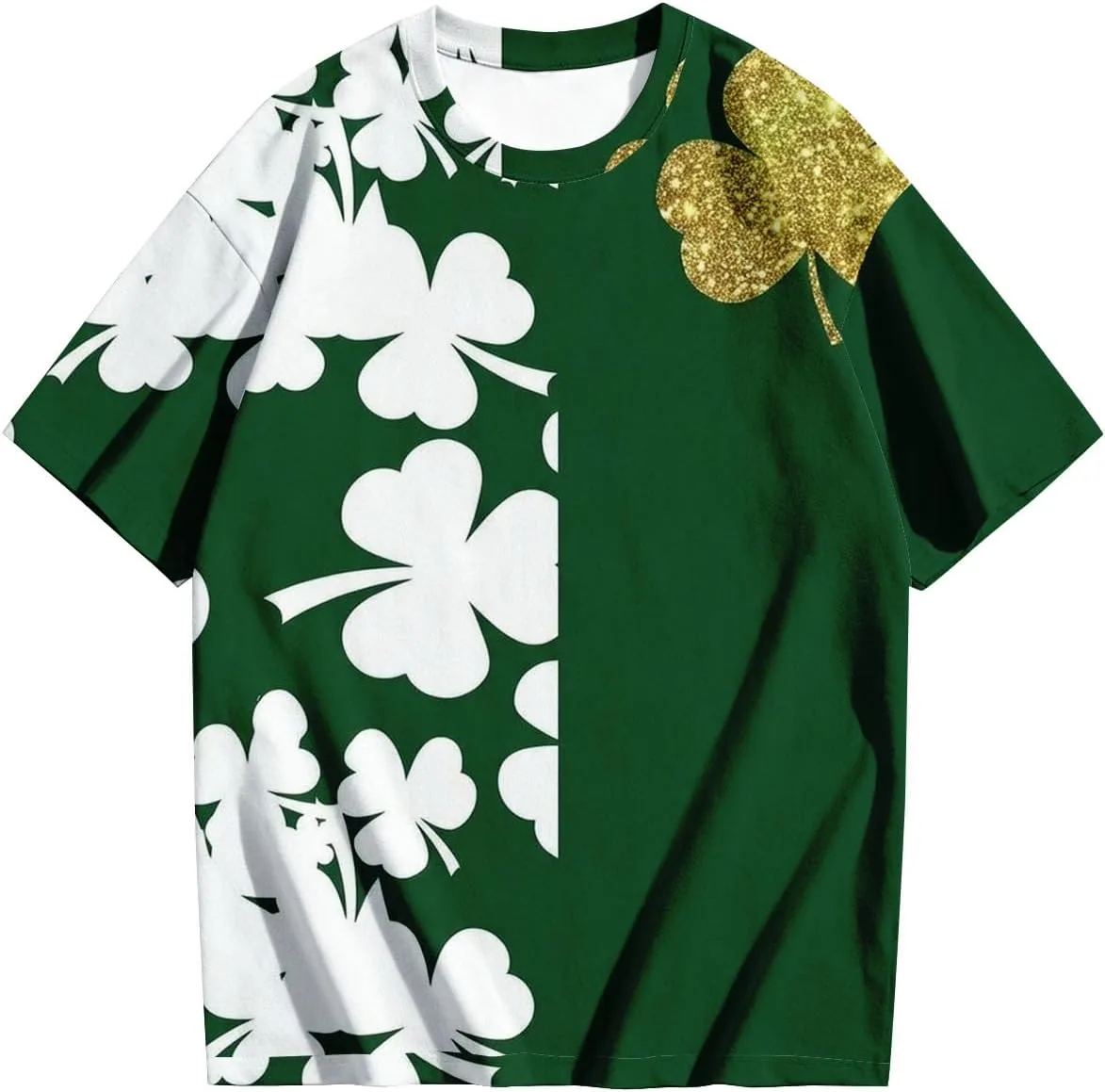 Футболка мужская St Patricks Day с принтом Shamrock — фото 4
