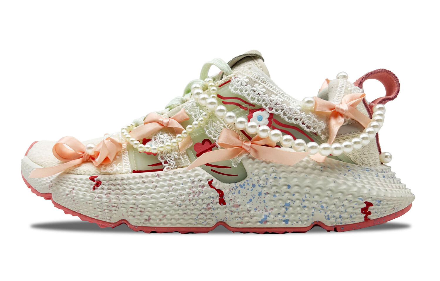 

Кроссовки adidas originals PROPHERE Lifestyle Shoes Women's Low-top White/pink/green, розовый