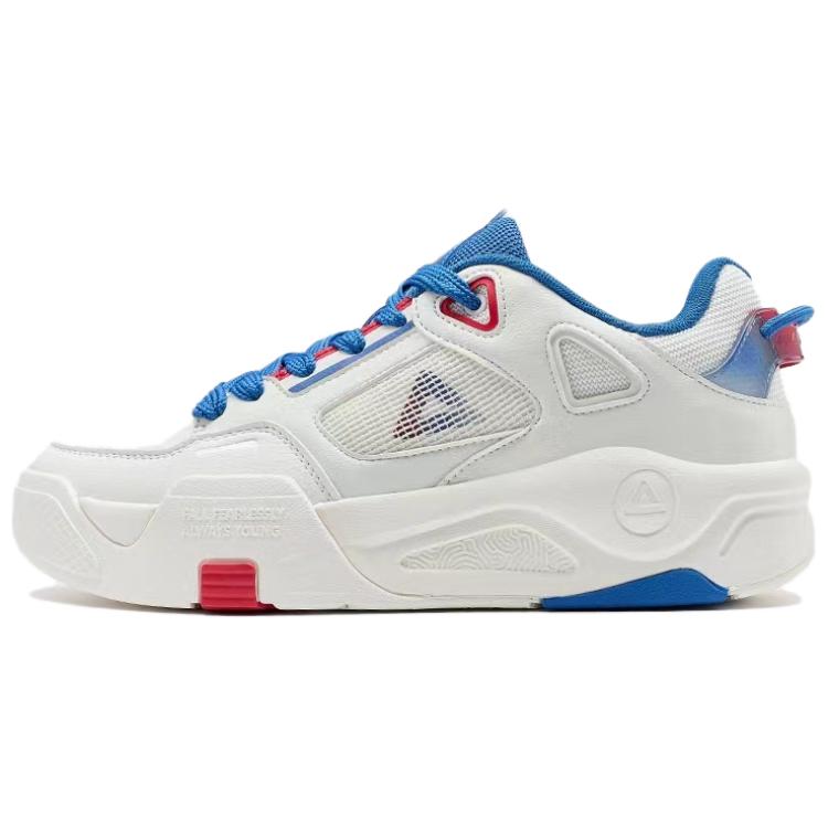 

Пиковый мужской бело-голубой сверхлегкий антискользящий износостойкий низкий кроссовок для скейтбординга Taichi Soaring 2.0