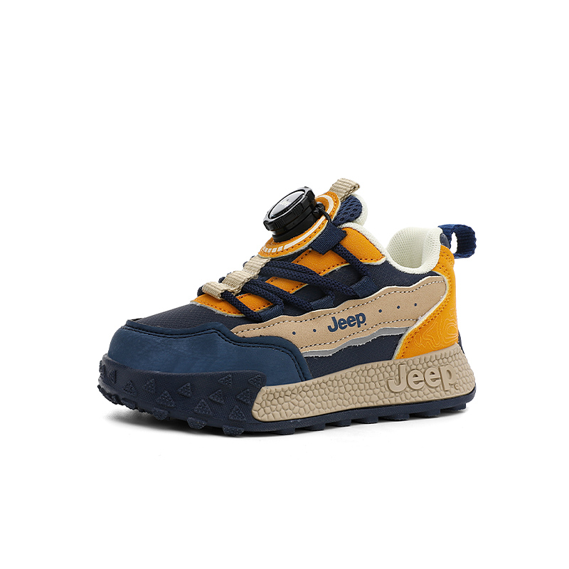 Jeep Кроссовки Running Collection Low top для детей, темно-синие с оранжевым — фото 4