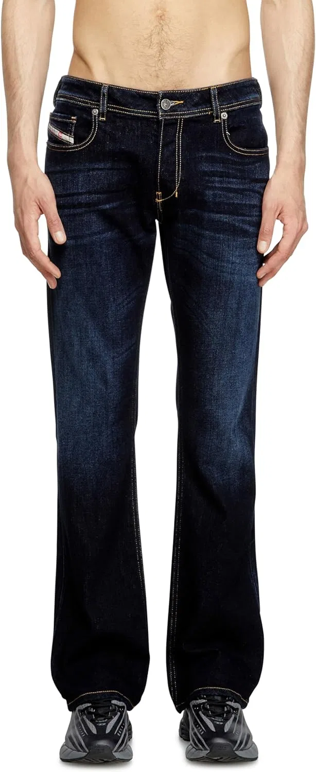 Джинсы bootcut Diesel, темно-синие