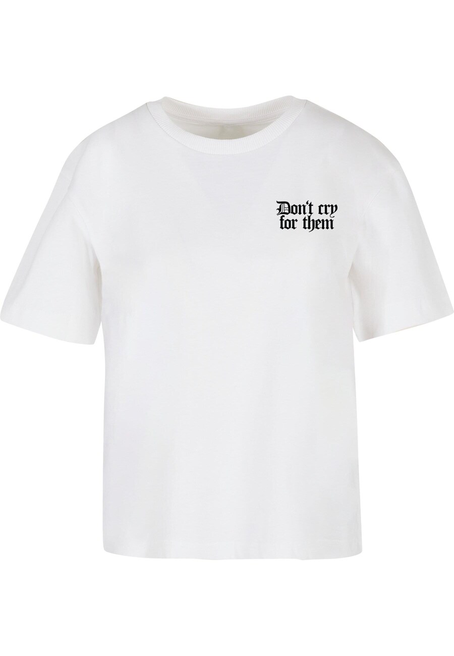 

Рубашка Miss Tee Make Them Cry, белый