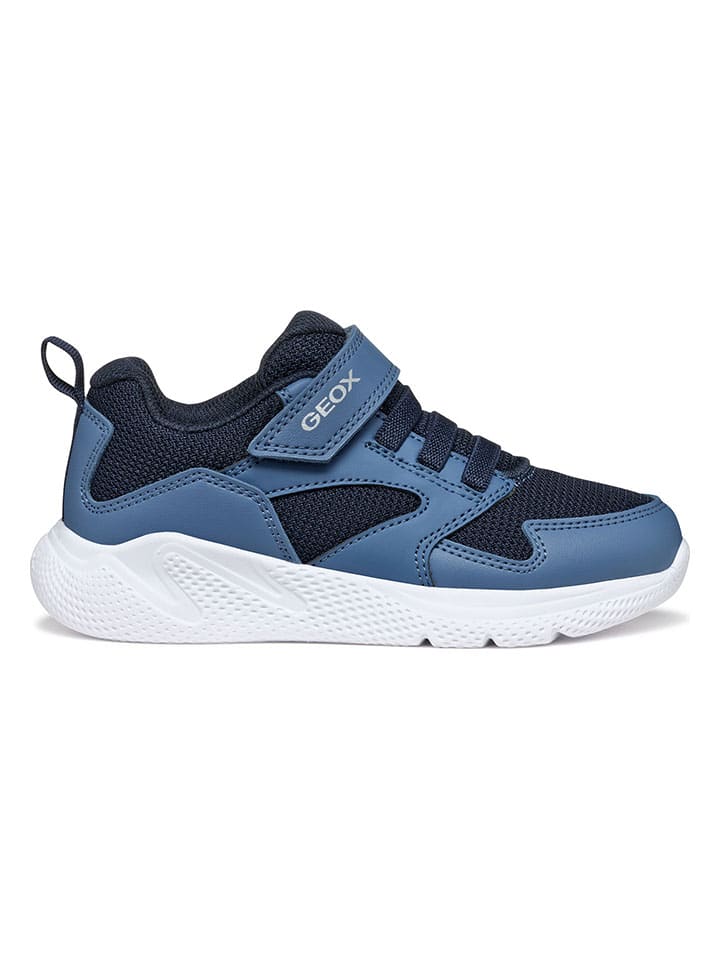 

Кроссовки на шнуровке Sprintye Geox, цвет blau/schwarz