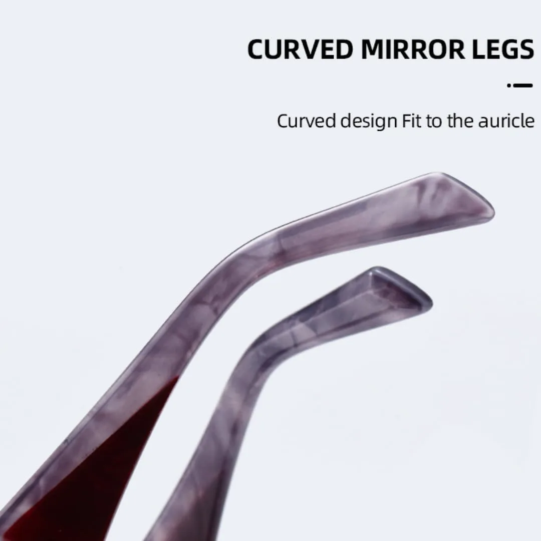 

Ретро-модные солнцезащитные очки большого размера для женщин и мужчин, классические, с защитой от УФ-излучения UV400, для активного отдыха VFDHN, Brown Red