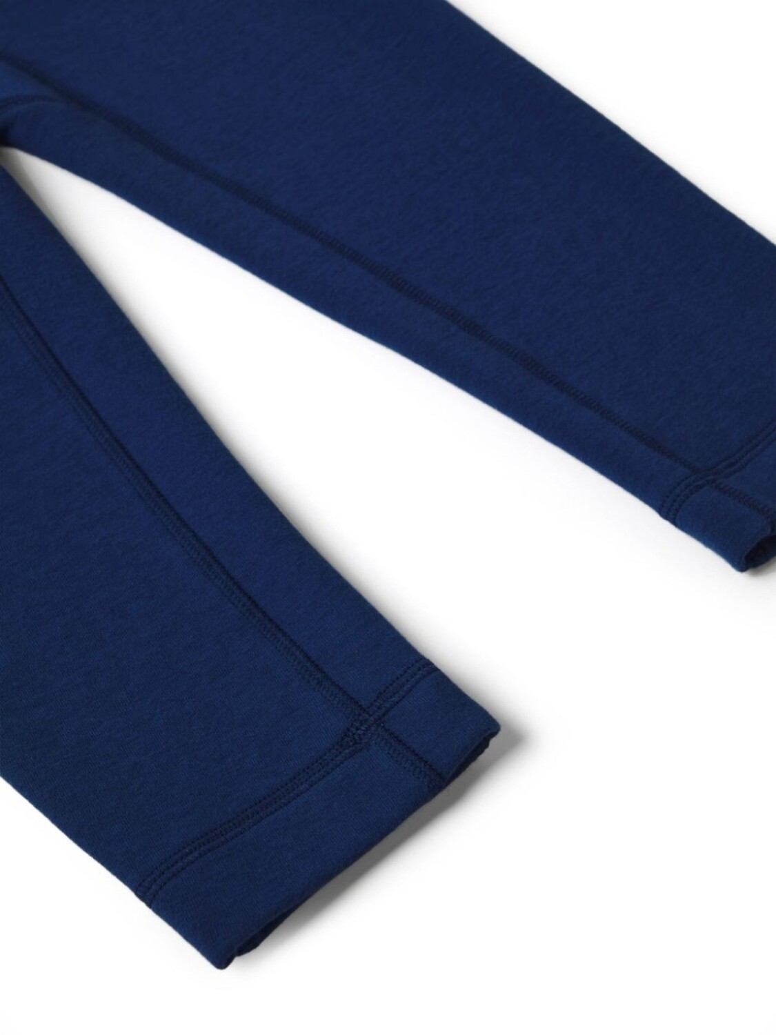 Brunello Cucinelli Kids махровые спортивные брюки с кулиской, синий — фото 3