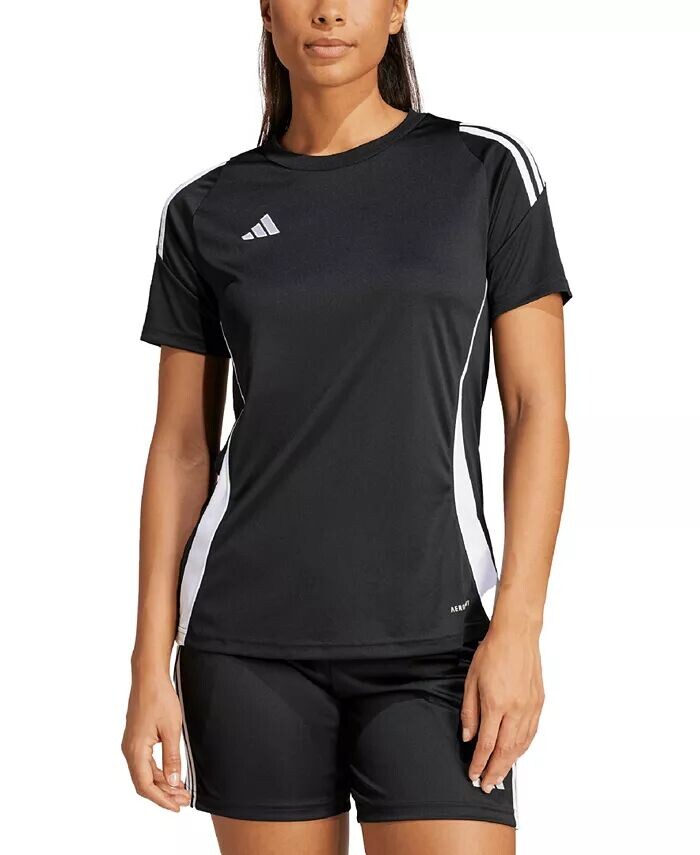 

Женский трикотажный топ Tiro 24 adidas, черный