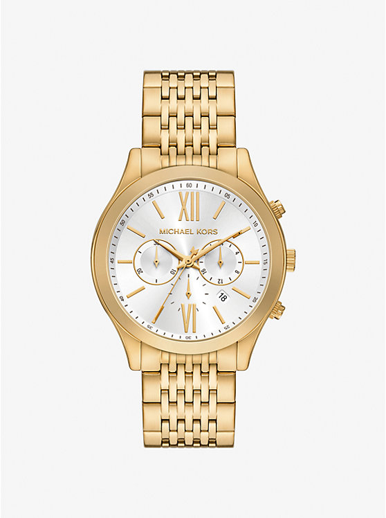 

Крупные часы Aspyn золотистого цвета Michael Kors, золотой