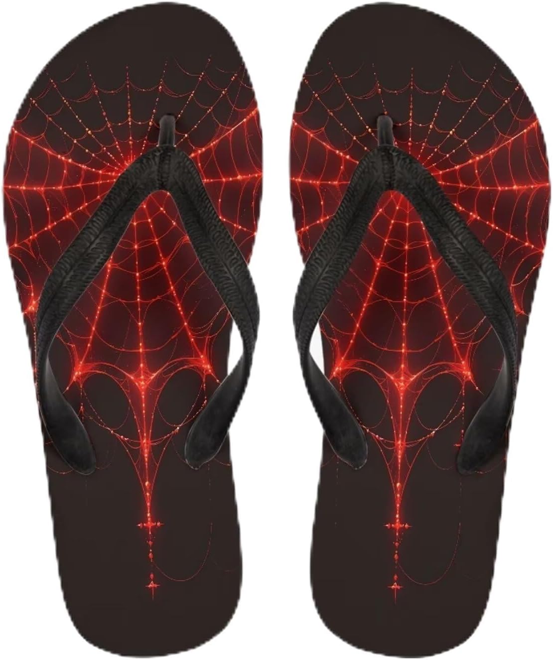 

Женские сандалии Semiouray Sunset с ремешком между пальцев, классические мужские шлепанцы с черепом, тай-дай, мягкие, удобные, унисекс, Spider Web