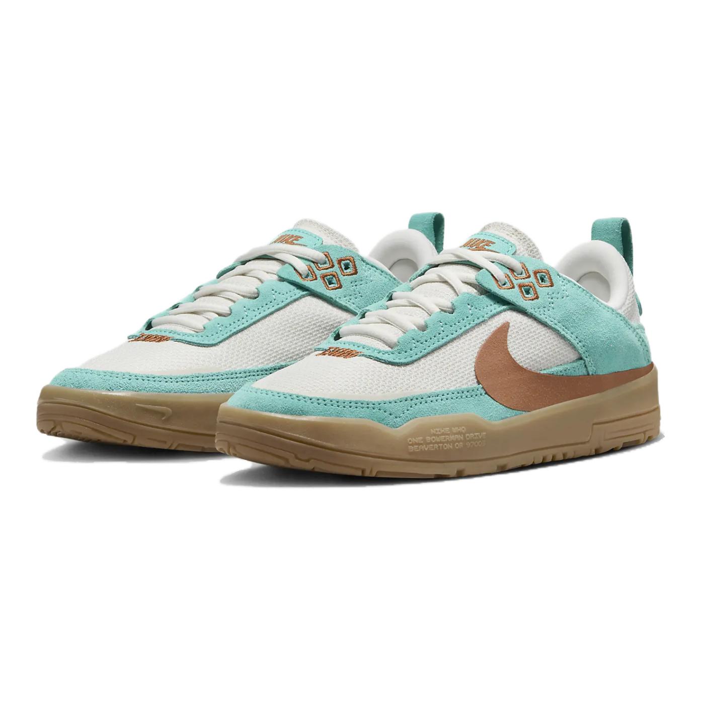 Nike SB DAY ONE Антискользящие износостойкие низкие детские скейтбординговые кроссовки White Blue — фото 3