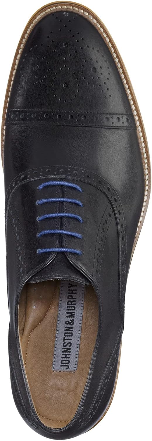 Мужские туфли Johnston Murphy Conard Cap Toe Johnston & Murphy, черный — фото 3
