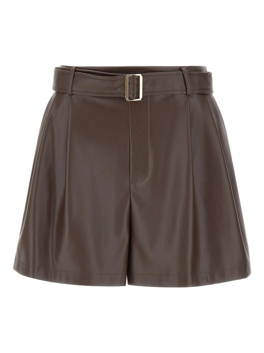 

Шорты с эластичным поясом и ремнем Liu Jo, коричневый