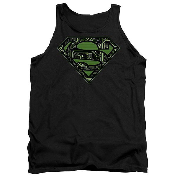 

Футболка-майка взрослая Superman circuits shield Licensed Character