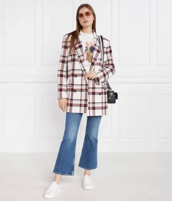 Элегантный жакет DB в полоску regular fit Tommy Hilfiger, белый — фото 2
