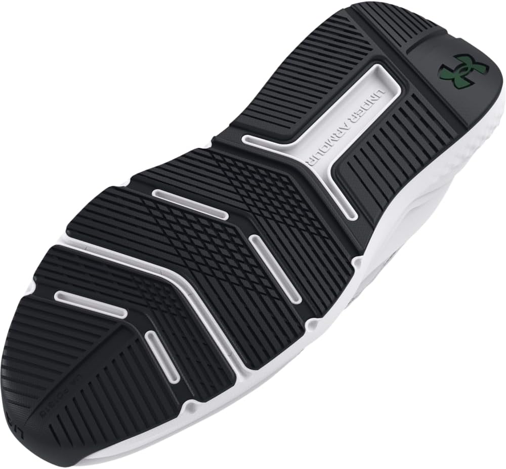 Кроссовки Under Armour Men's Charged Commit Trainer 4, (106) White/Mod Gray/Forest Green — фото 3