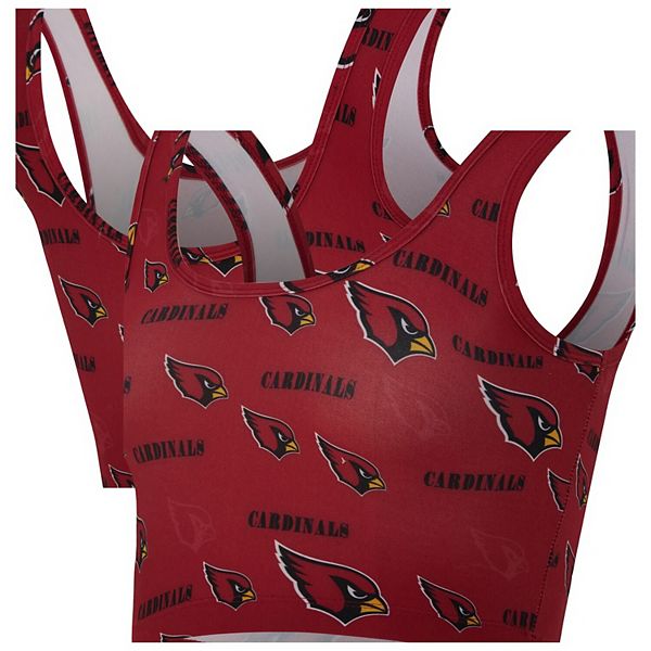 

Женская спортивная одежда Concepts Cardinal Arizona Cardinals, бюстгальтер с мозаичным принтом по всей поверхности. Unbranded