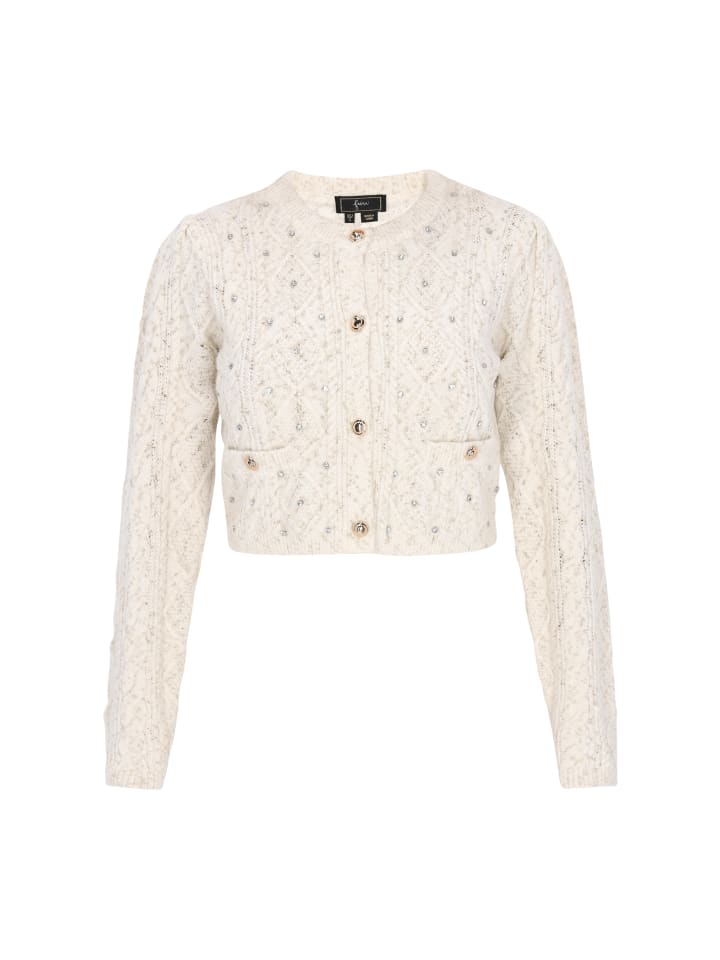 

Женский кардиган цвета слоновая кость faina