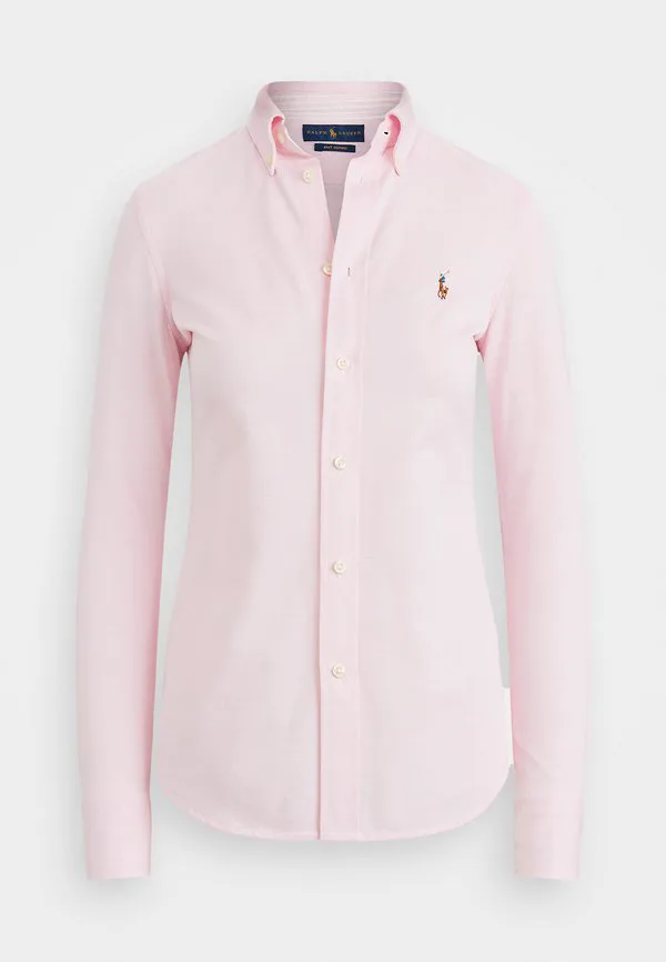 Блузка хайди с длинными рукавами и пуговицами Polo Ralph Lauren, Carmel Pink — фото 4